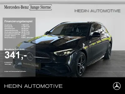 Używany Mercedes C300e AMG 204 KM (150 kW) 2022 Czarny Kombi