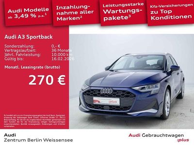 Navarrablau metallic Gebraucht 2025 Audi A3 Advanced Plus Limousine | 29.989 € (Superpreis)