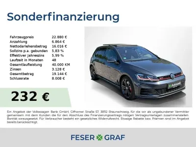 Gebraucht VW Golf VII GTI 245 PS (180 kW) 2020 Dark iron blue metallic Limousine