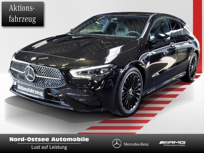 gebraucht Mercedes CLA180 Shooting Brake AMG NIGHT PANO DISTRONIC 360° KEYLESS