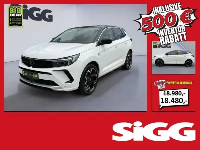 Gebraucht Opel Grandland X Elegance 131 PS (96 kW) 2023 Jade weiss/arktis weiss SUV