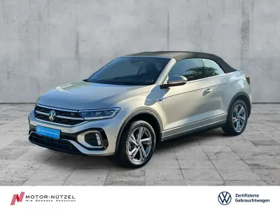 Gebraucht VW T-Roc Cabriolet R-line 150 PS (110 kW) 2024 Ivory silver metallic Cabrio