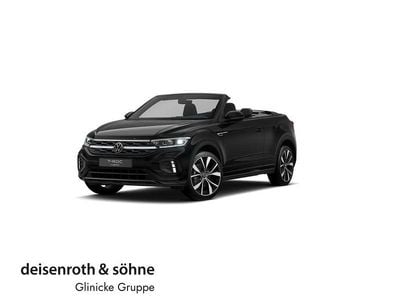 Gebraucht VW T-Roc Cabriolet R-line 150 PS (110 kW) 2024 2t deep black perleffekt Cabrio