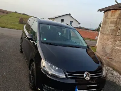 Gebraucht VW Sharan Allstar 150 PS (110 kW) 2017 Schwarz Van / Kleinbus
