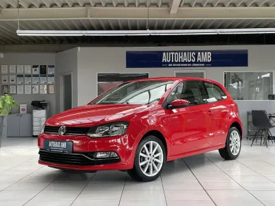 Gebraucht VW Polo Highline 90 PS (66 kW) 2017 Rot Kleinwagen