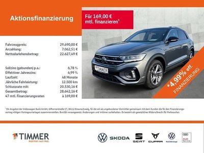 Gebraucht VW T-Roc R-line 150 PS (110 kW) 2025 Grau SUV