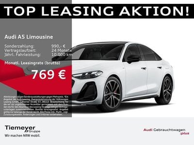 Weiß Neu 2025 Audi A5 S-Line Limousine | 68.440 € (Superpreis)