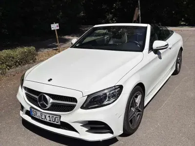 Gebraucht Mercedes C200 184 PS (135 kW) 2019 Weiß Cabrio