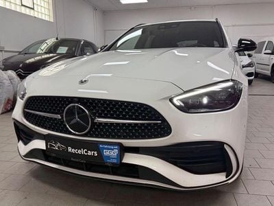Gebraucht Mercedes C220 AMG line 220 PS (161 kW) 2023 Polarweiss Kombi