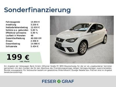 Gebraucht Seat Ibiza FR 80 PS (58 kW) 2023 Nevada weiss Kleinwagen