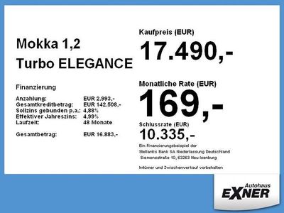 Gebraucht Opel Mokka Elegance 101 PS (74 kW) 2024 Schwarz perla SUV