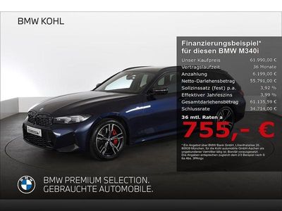 Begagnad BMW M340 Shadowline 368 HK (270 kW) 2025 Blå Sedan