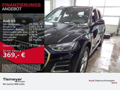 Gebraucht Audi Q5 S-Line 204 PS (150 kW) 2022 Schwarz SUV