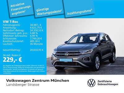 Gebraucht VW T-Roc Style 110 PS (80 kW) 2022 Grau SUV
