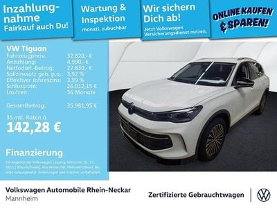 Usata VW Tiguan Goal 131 CV (96 kW) 2025 Bianco SUV