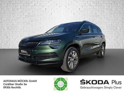 Gebraucht Skoda Karoq Clever 150 PS (110 kW) 2022 Emeraldgrün metallic SUV