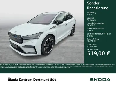 Gebraucht Skoda Enyaq iV SportLine 194 kW (265 PS) 2022 Moonweiß perleffekt SUV
