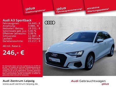 Gebraucht Audi A3 Sportback e-tron Business 204 PS (150 kW) 2022 Weiß Kleinwagen