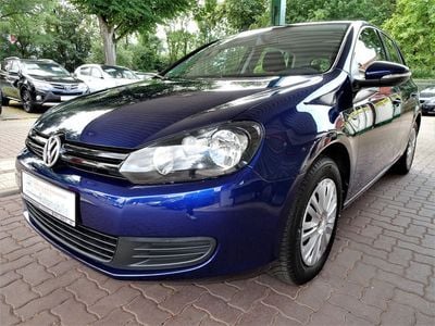 Gebraucht VW Golf VI Trendline 105 PS (77 kW) 2010 Blau metallic Kleinwagen