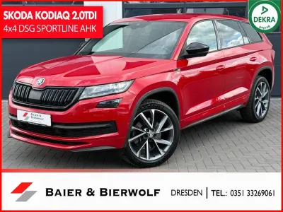 Używany Skoda Kodiaq SportLine 190 KM (139 kW) 2018 Czerwony SUV