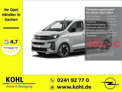 Neu Opel Zafira Edition 179 PS (131 kW) 2026 Kontrast grau (metallic) Van / Kleinbus