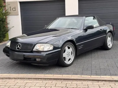 Gebraucht Mercedes SL320 232 PS (170 kW) 1996 Blau Cabrio