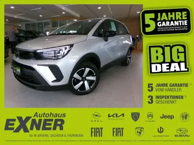 Gebraucht Opel Crossland Enjoy 131 PS (96 kW) 2024 Aluminium grau/spiegel schwarz lack SUV