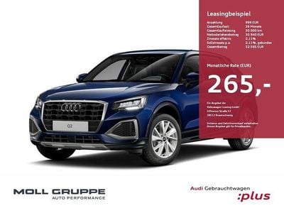 Gebraucht Audi Q2 Advanced Plus 150 PS (110 kW) 2025 Navarrablau metallic SUV