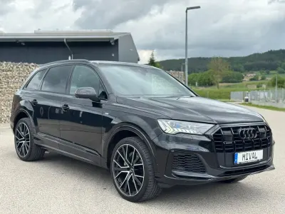 Używany Audi Q7 S-Line 340 KM (250 kW) 2023 Czarny SUV