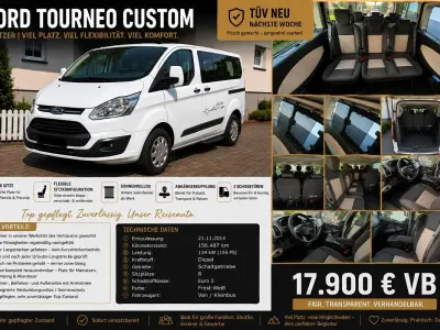 Occasion Ford Tourneo 155 ch (114 kW) 2014 Blanc Monospace
