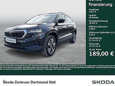 Gebraucht Skoda Karoq Tour 150 PS (110 kW) 2022 Schwarzmagic perleffekt SUV