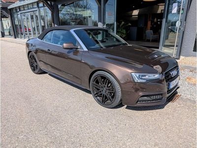 Usata Audi A5 Cabriolet S-Line 211 CV (155 kW) 2013 Marrone Cabrio
