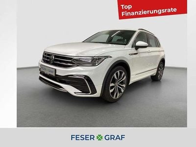Pure white Gebraucht 2023 VW Tiguan R-line SUV | 33.490 € (Guter Preis)