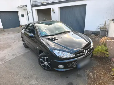 Gebraucht Peugeot 206 CC RC 109 PS (80 kW) 2006 Schwarz Cabrio