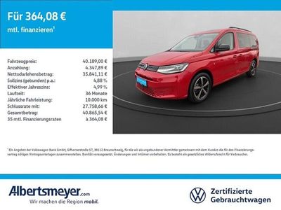 Nuova VW Caddy Life 122 CV (89 kW) 2025 Rosso Monovolume
