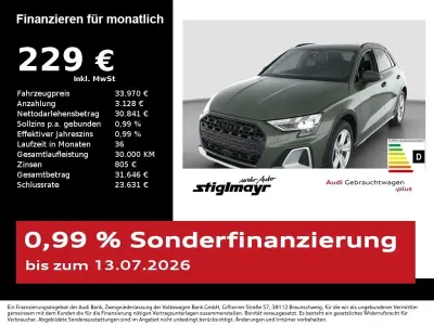 Gebraucht Audi A3 Comfort 150 PS (110 kW) 2025 Distriktgrün metallic Limousine