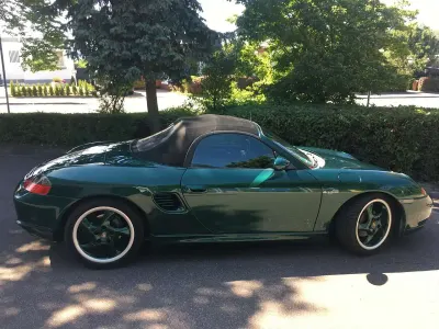 Gebraucht Porsche Boxster 220 PS (161 kW) 2000 Grün Cabrio