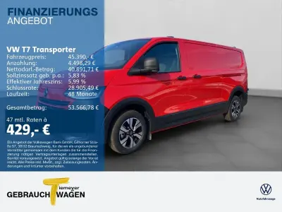 Nowe VW Transporter PanAmericana 170 KM (125 kW) 2026 Czerwony Van