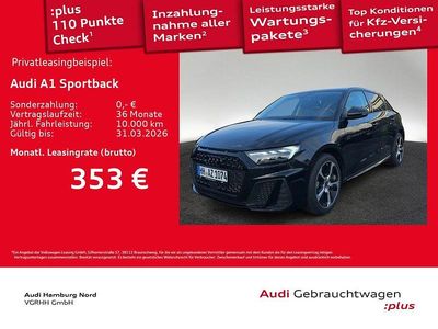 Schwarz Gebraucht 2025 Audi A1 Sportback S-Line Kleinwagen | 28.480 € (Etwas zu teuer)