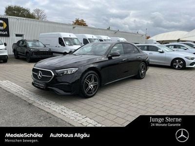 Lack obsidianschwarz (metallic) Gebraucht 2024 Mercedes E300 AMG Limousine | 49.249 € (Guter Preis)