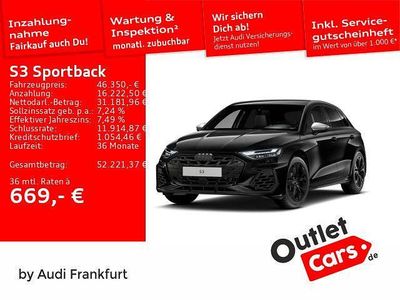 Gebraucht Audi S3 Sport 333 PS (244 kW) 2025 Mythosschwarz metallic Limousine