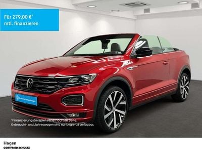 Gebraucht VW T-Roc Cabriolet R-line 150 PS (110 kW) 2021 Rot Cabrio