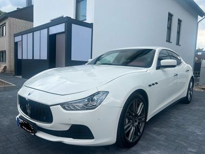 gebraucht Maserati Ghibli 3.0 V6 Diesel Weiß Tüv Neu