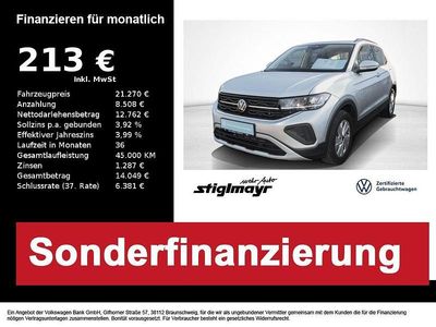 Reflexsilber Gebraucht 2024 VW T-Cross Life SUV | 21.270 € (Superpreis)