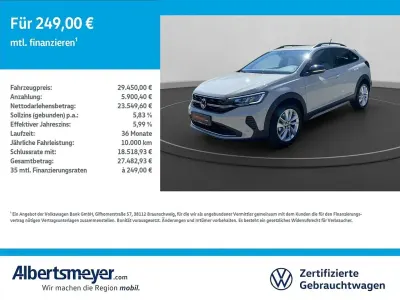 Neu VW Taigo Goal 116 PS (85 kW) 2025 Grau SUV
