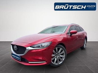 Soul red crystal metallic Gebraucht 2020 Mazda 6 Sports-Line Kombi | 26.680 € (Fairer Preis)