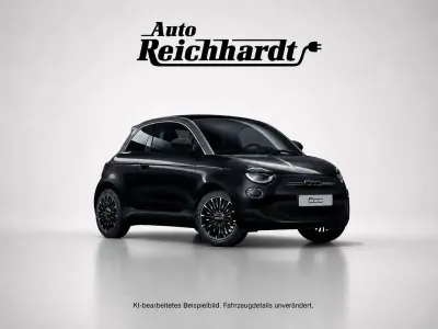 Neu Fiat 500e La Prima 86 kW (118 PS) 2026 Schwarz Cabrio
