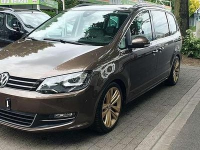 Gebraucht VW Sharan Highline 200 PS (147 kW) 2013 Toffeebraun metallic Van / Kleinbus