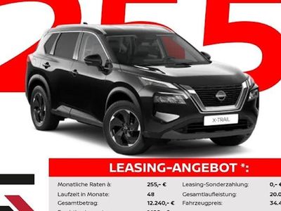 Neu Nissan X-Trail N-Connecta 163 PS (119 kW) 2026 Schwarz SUV