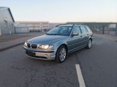 gebraucht BMW 316 i Touring silber 2003 Leder Xenon Klima